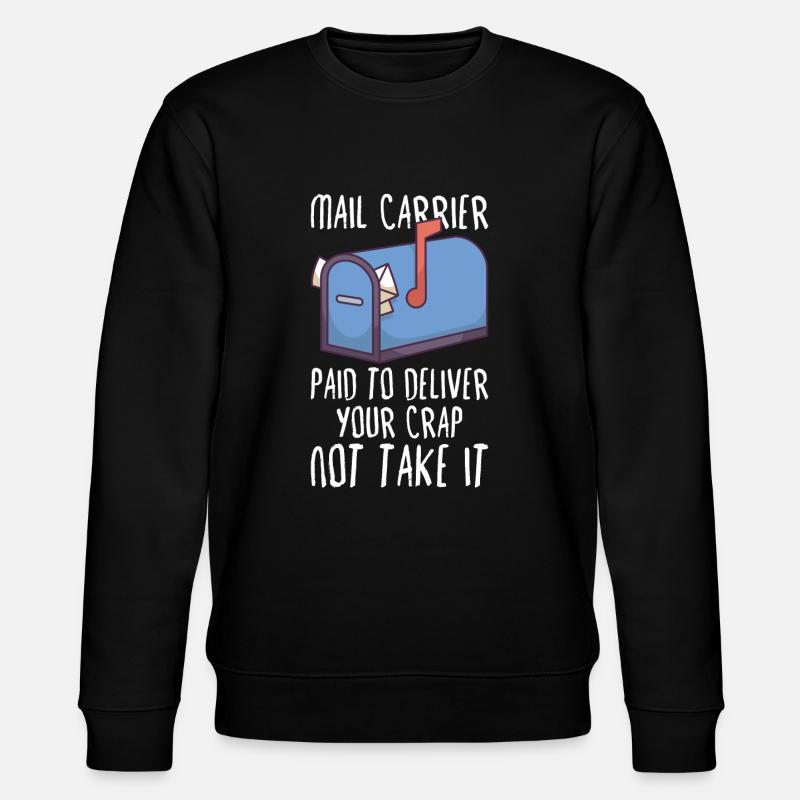 Postman Postlady Postman Post - Stanley/Stella CHANGER Unisex Organic Sweatshirt - black
