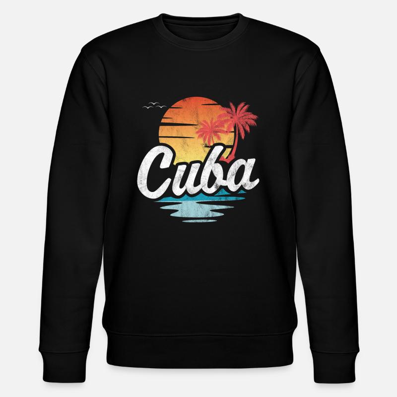 Kuba - Stanley/Stella Unisex Bio-Sweatshirt CHANGER - Schwarz