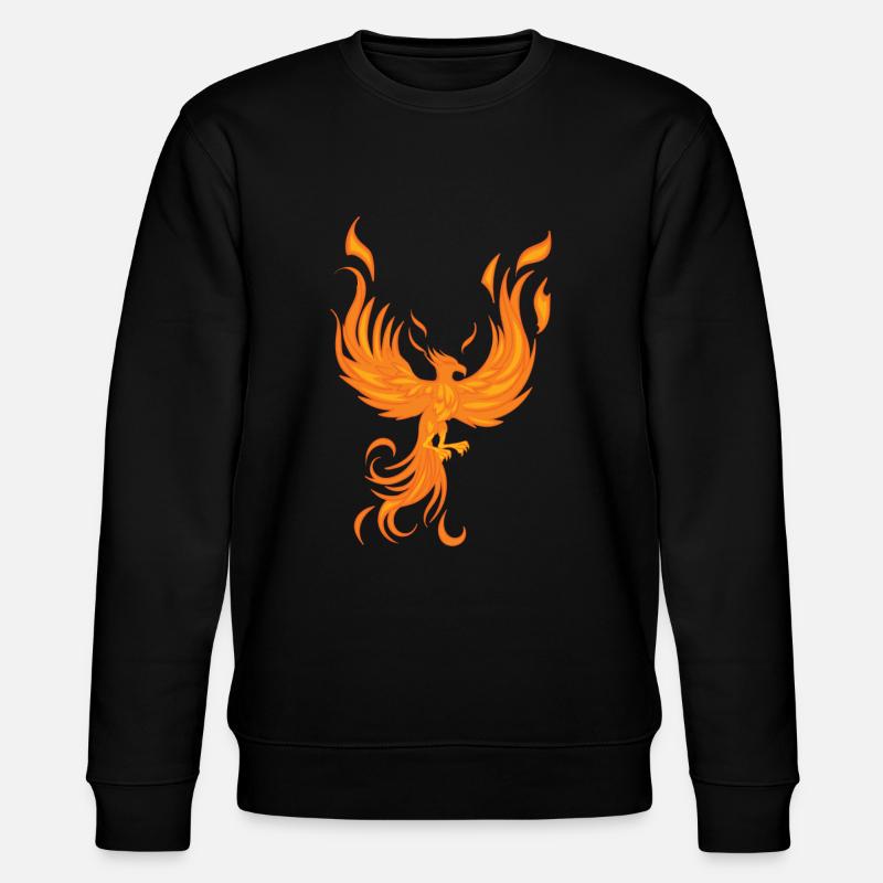 Phoenix Bird Mythical Creatures - Stanley/Stella CHANGER Unisex Organic Sweatshirt - black