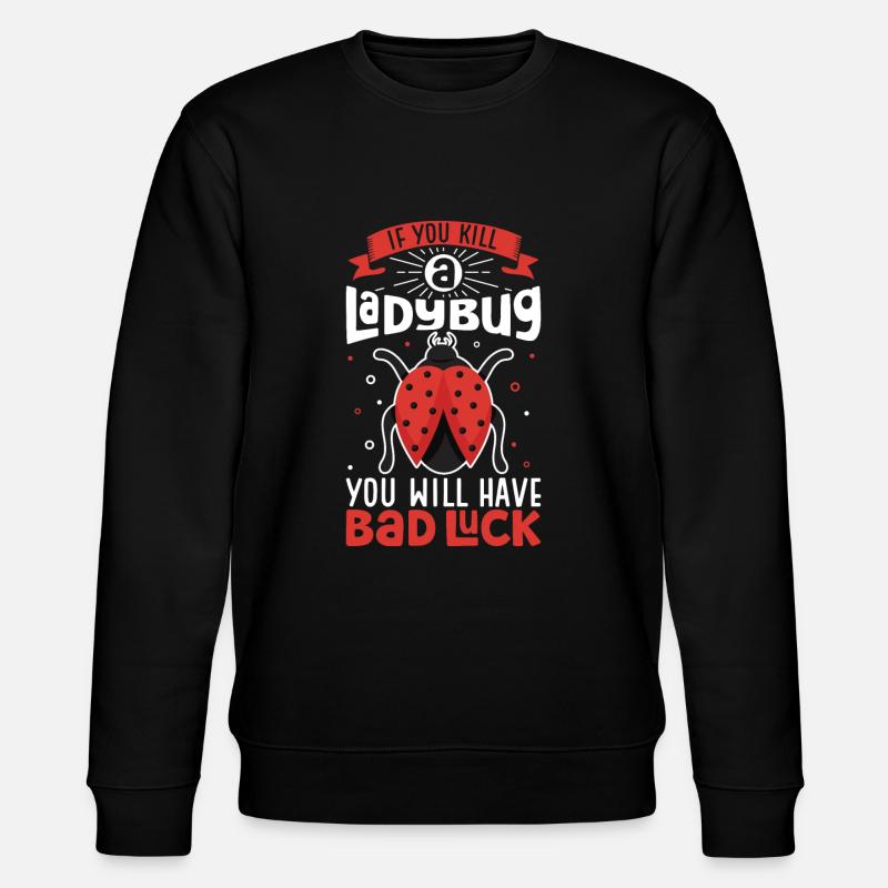 Ladybug Ladybug Entomology Insects - Stanley/Stella CHANGER Unisex Organic Sweatshirt - black