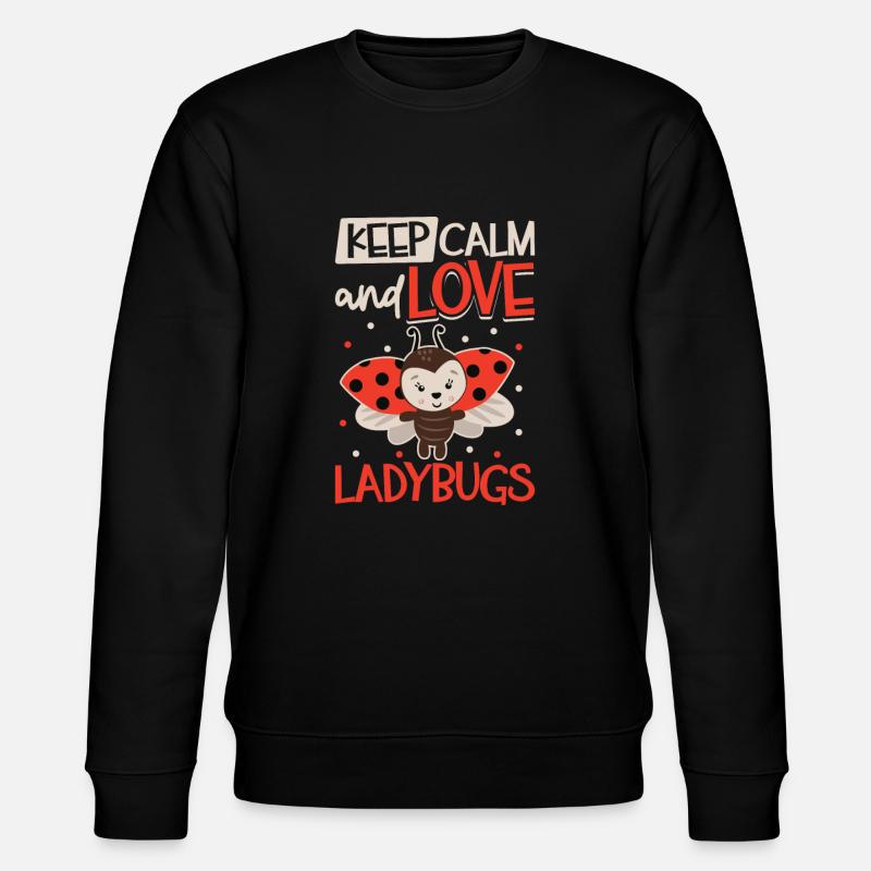 Ladybug Ladybug Entomology Insects - Stanley/Stella CHANGER Unisex Organic Sweatshirt - black
