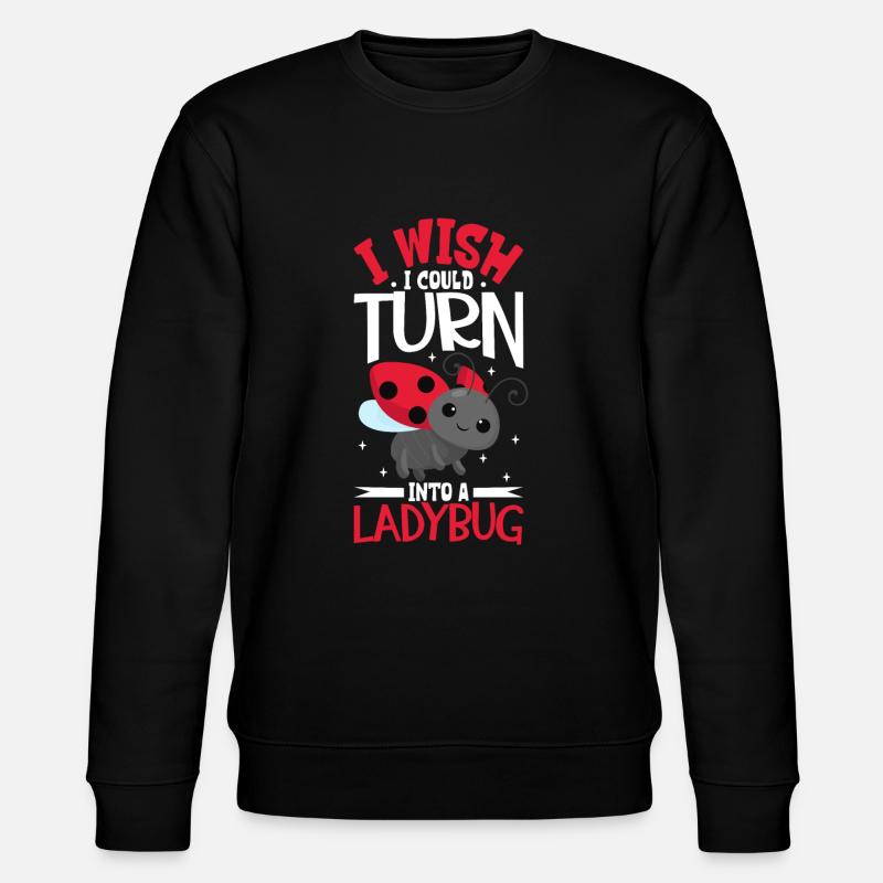 Ladybug Ladybug Entomology Insects - Stanley/Stella CHANGER Unisex Organic Sweatshirt - black