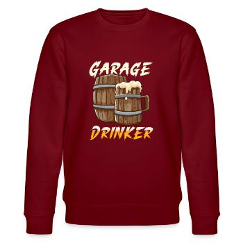 Craft Beer Beer Brewing Beer Lovers Home Brewers - Stanley/Stella CHANGER Unisex Organic Sweatshirt - burgundy - Front - Nik (191cm) & Marisol (170cm)