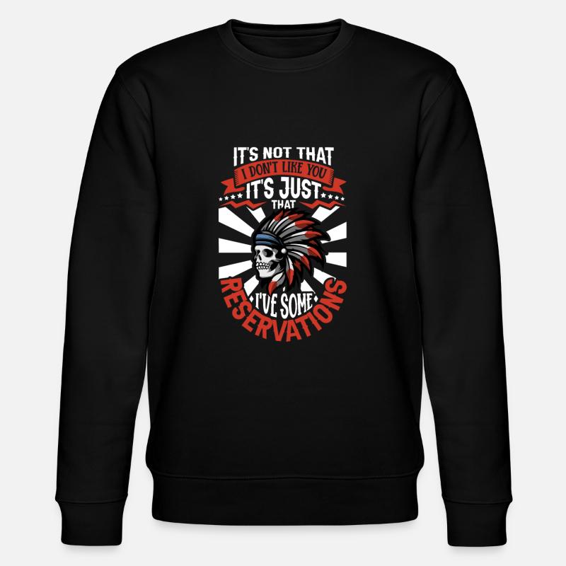 Indische Ureinwohner Geschichte Der Indigenen - Stanley/Stella Unisex Bio-Sweatshirt CHANGER - Schwarz