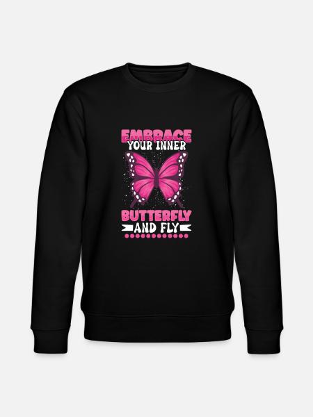 Insecte papillon monarque Monarque Habitat - Sweat bio CHANGER Stanley/Stella Unisexe - noir