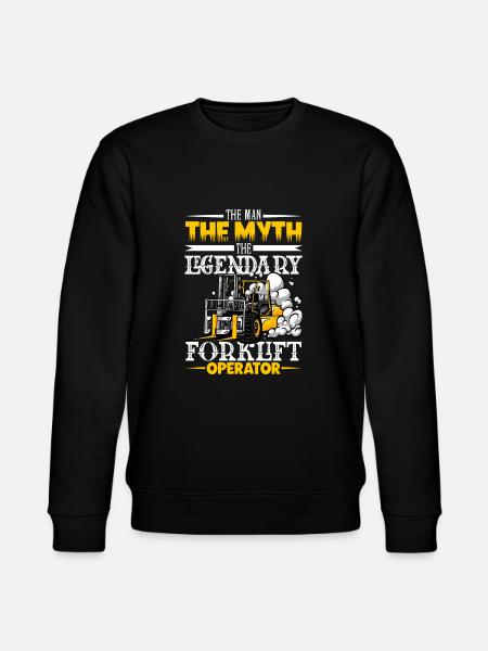 Gabelstaplerfahrer Lager Gabelstapler - Stanley/Stella Unisex Bio-Sweatshirt CHANGER - Schwarz