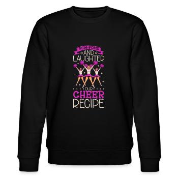 Tenue de pom-pom girl - Sweat bio CHANGER Stanley/Stella Unisexe - noir - Devant - Nik (191cm) & Marisol (170cm)