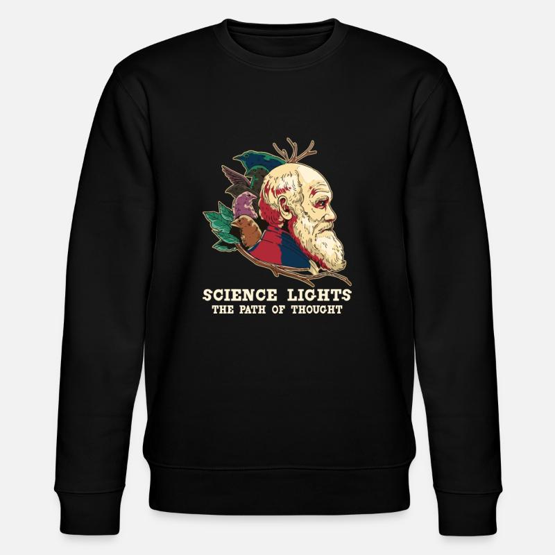 Charles Darwin Athéisme athée - Sweat bio CHANGER Stanley/Stella Unisexe - noir