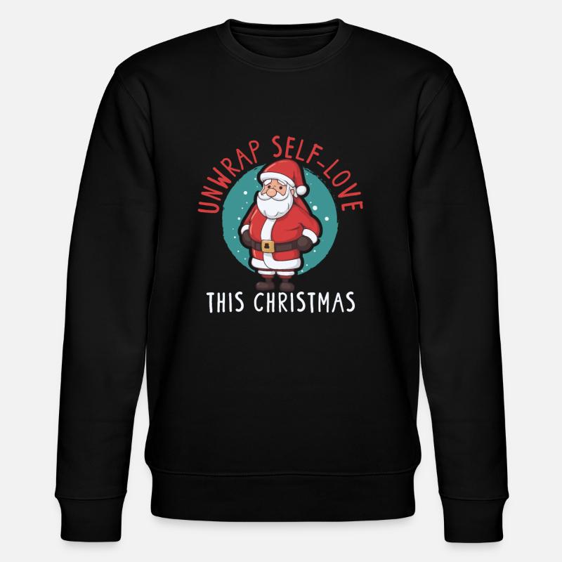 Santé mentale Noël Anti-Noël - Sweat bio CHANGER Stanley/Stella Unisexe - noir