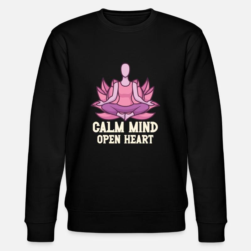 Yoga Mindfulness Practic Meditation Manifestation - Stanley/Stella CHANGER Unisex Organic Sweatshirt - black