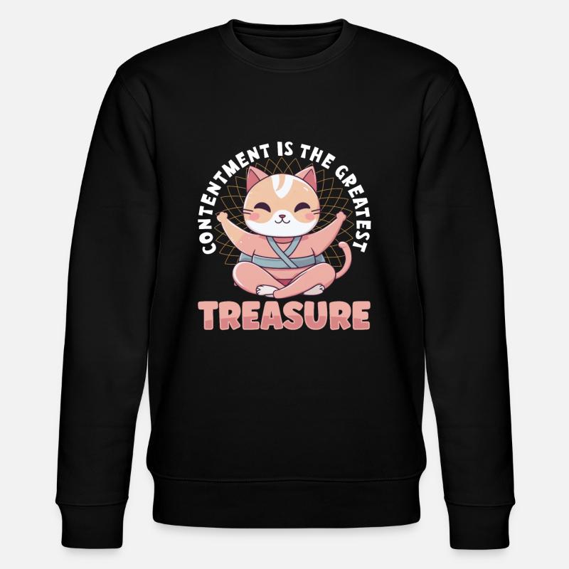 Yoga Mindfulness Practic Meditation Manifestation - Stanley/Stella CHANGER Unisex Organic Sweatshirt - black