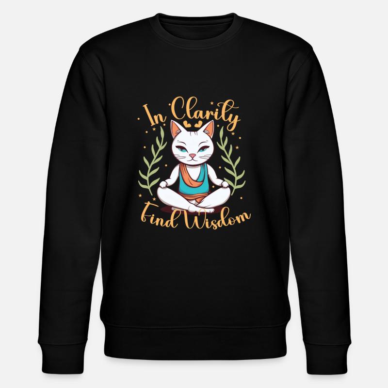 Yoga Mindfulness Practic Meditation Manifestation - Stanley/Stella CHANGER Unisex Organic Sweatshirt - black