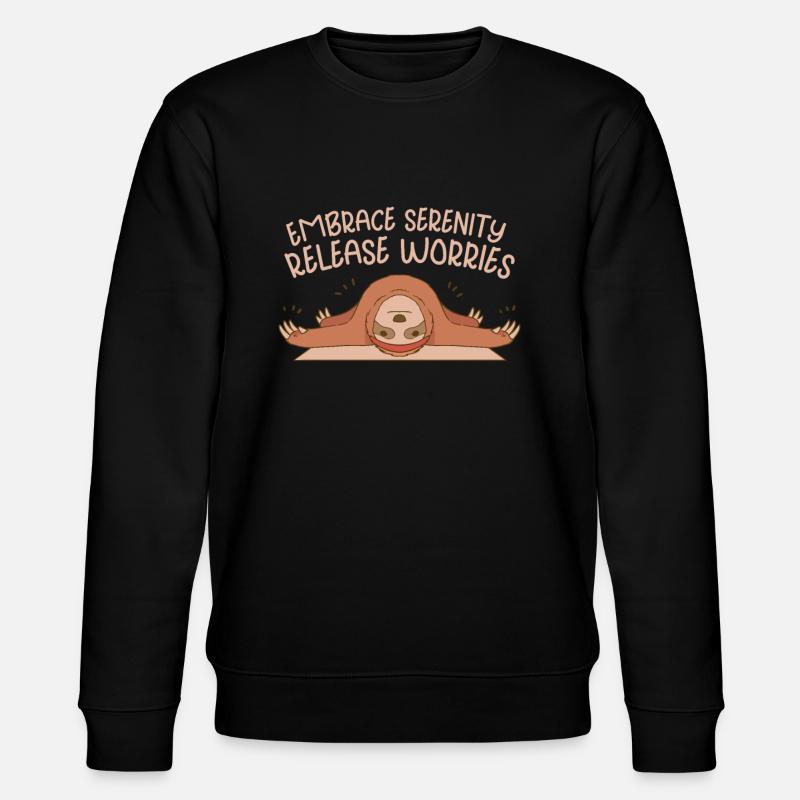 Yoga Mindfulness Practic Meditation Manifestation - Stanley/Stella CHANGER Unisex Organic Sweatshirt - black
