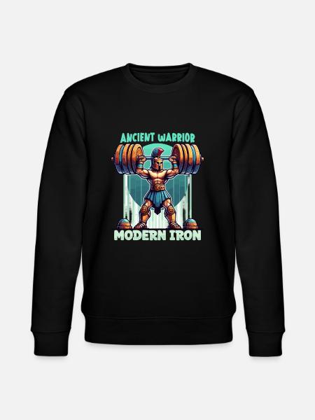 Julius Cæsar Romerhistorie Romerriget - Stanley/Stella økologisk unisex-sweatshirt CHANGER  - sort