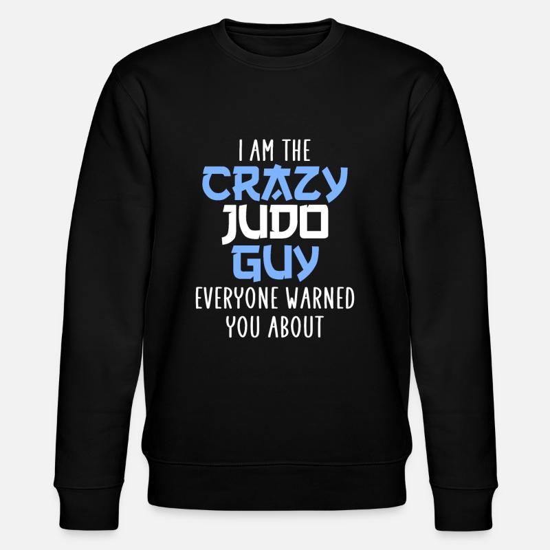 crazy judo dad - Stanley/Stella Unisex Bio-Sweatshirt CHANGER  - Schwarz