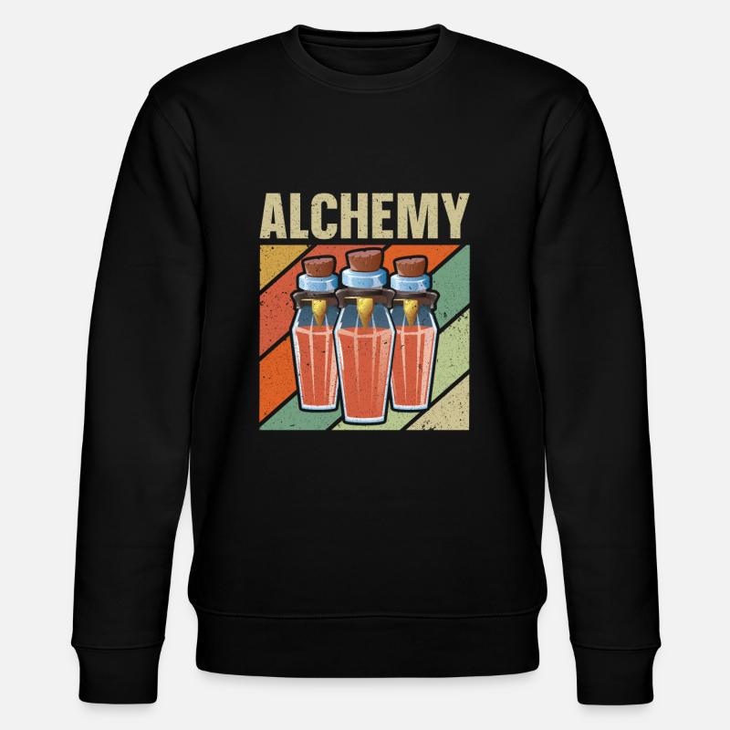 Alchemist Alchemy Magic Potion Chemist - Stanley/Stella CHANGER Unisex Organic Sweatshirt - black