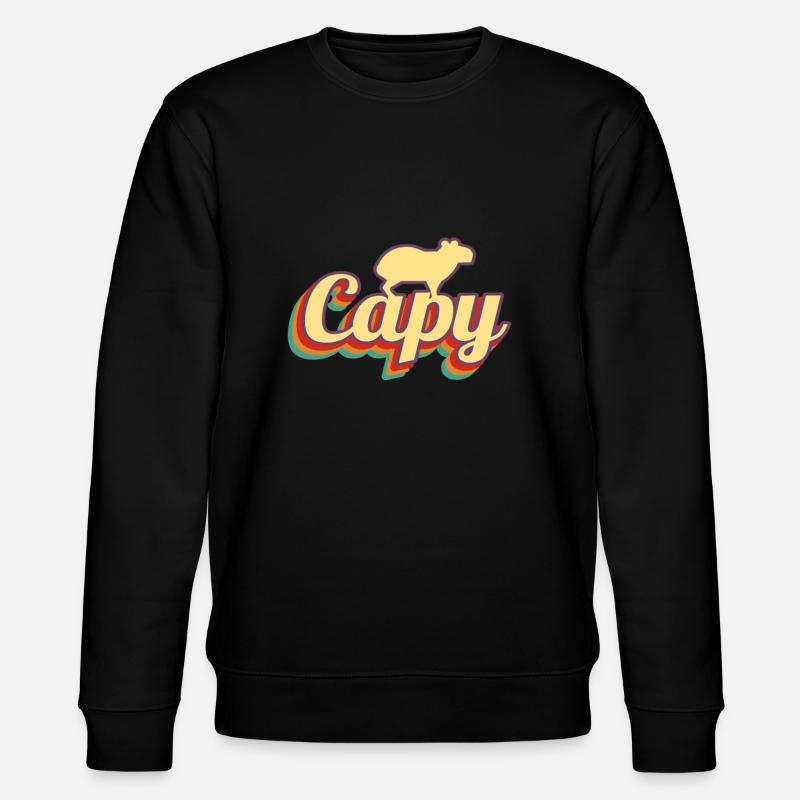 Capybara Rétro Capibara - Sweat bio CHANGER Stanley/Stella Unisexe - noir