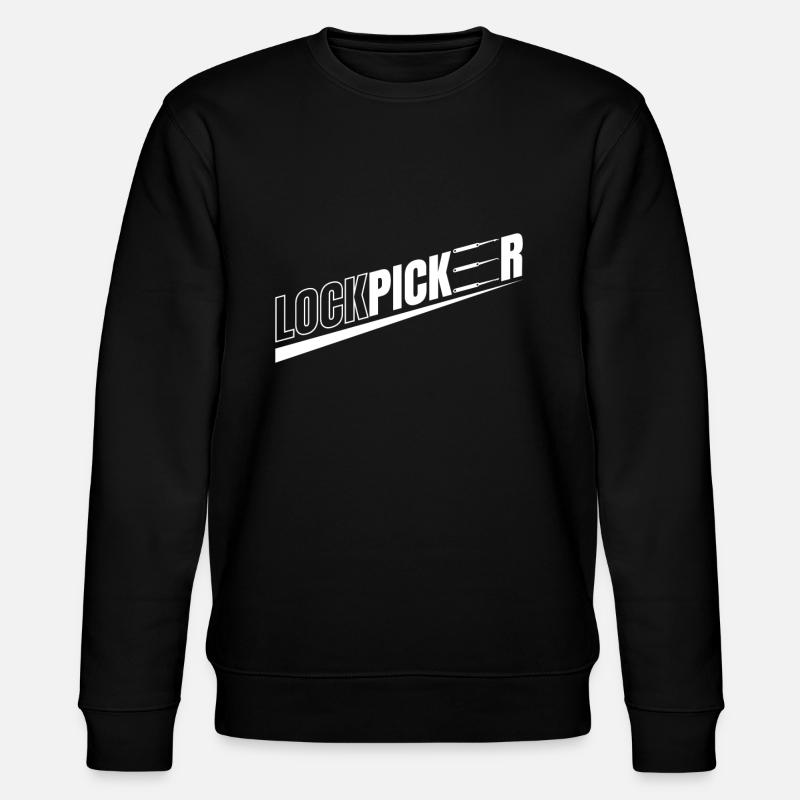 Lockpicker Lockpicking Lockpicker - Stanley/Stella Unisex Bio-Sweatshirt CHANGER  - Schwarz
