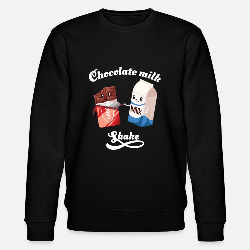 Chokolate Milkshake Milchshake - Stanley/Stella Unisex Bio-Sweatshirt CHANGER  - Schwarz