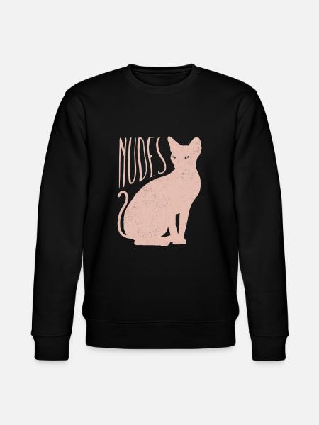 Chaton chat Sphynx nu - Sweat bio CHANGER Stanley/Stella Unisexe - noir