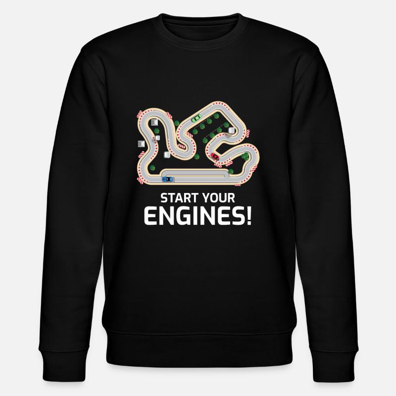 Start Your Engines! Spielteppich Spiel - Stanley/Stella Unisex Bio-Sweatshirt CHANGER  - Schwarz