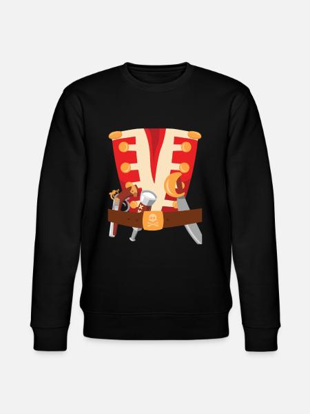 Pirate Costume Pirate Pirate - Stanley/Stella CHANGER Unisex Organic Sweatshirt - black