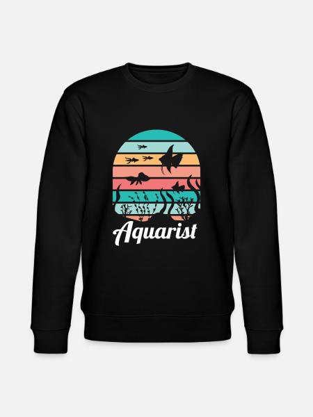 Aquarist Aquarium Fish Aquaristics - Stanley/Stella CHANGER Unisex Organic Sweatshirt - black