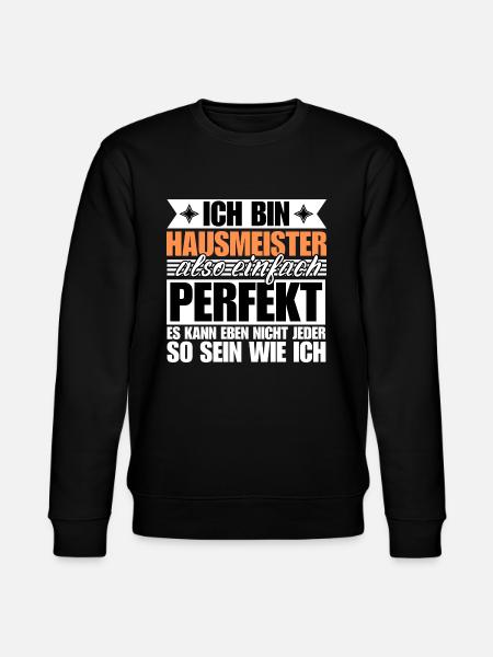 Perfekter Hausmeister - Stanley/Stella Unisex Bio-Sweatshirt CHANGER - Schwarz
