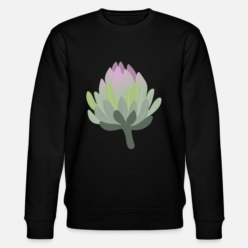 Coeur d’artichaut Artichauts - Sweat bio CHANGER Stanley/Stella Unisexe - noir
