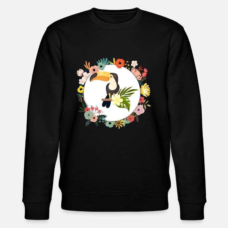Tukan - Stanley/Stella Unisex Bio-Sweatshirt CHANGER  - Schwarz