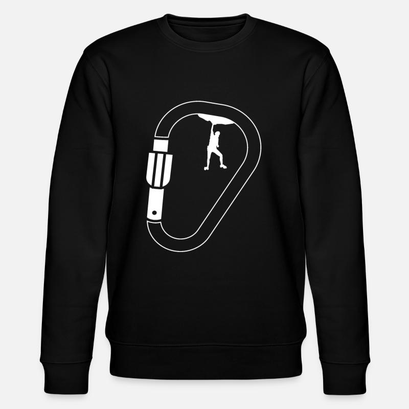 Klettern Bouldern Boulderer - Stanley/Stella Unisex Bio-Sweatshirt CHANGER  - Schwarz