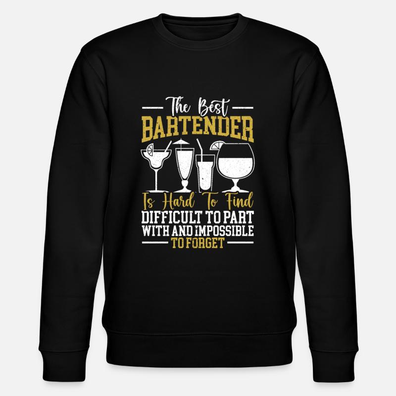 Der beste Barkeeper Barkeep Mixologist - Stanley/Stella Unisex Bio-Sweatshirt CHANGER  - Schwarz
