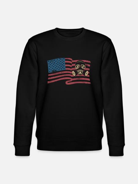 Amerikanischer Kammerjäger Tierkontrolle Schädlingsbekämpfung - Stanley/Stella Unisex Bio-Sweatshirt CHANGER  - Schwarz