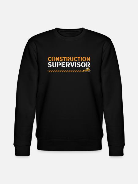 Bauleiter Job Bauarbeiter - Stanley/Stella Unisex Bio-Sweatshirt CHANGER  - Schwarz