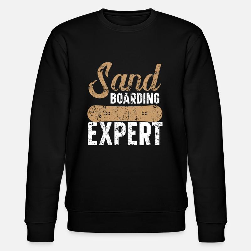 Sandboard-Experte Sandboard Sanboarder - Stanley/Stella Unisex Bio-Sweatshirt CHANGER  - Schwarz