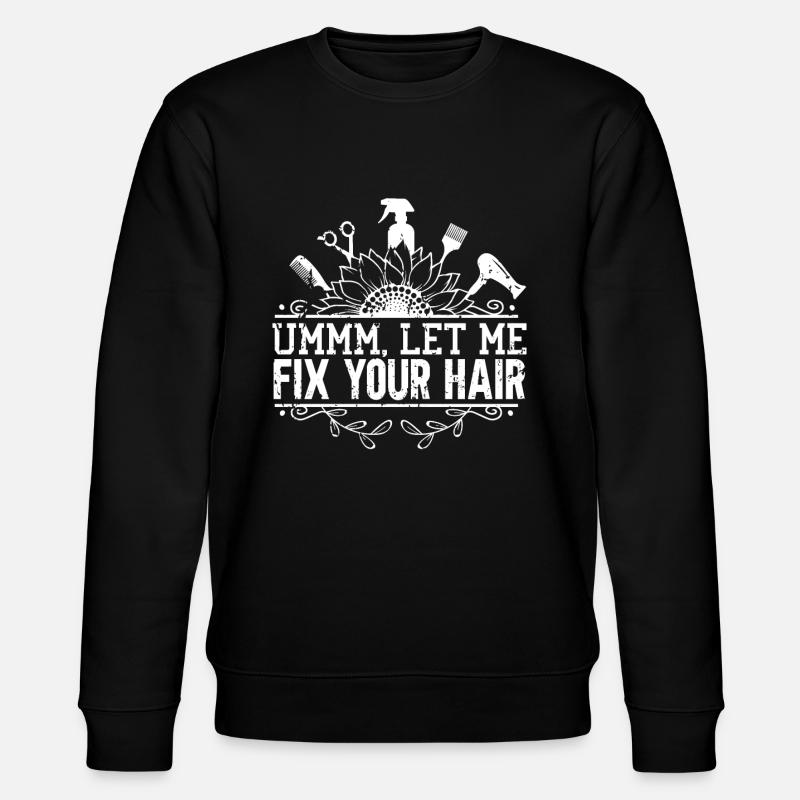 Friseur - Stanley/Stella Unisex Bio-Sweatshirt CHANGER  - Schwarz