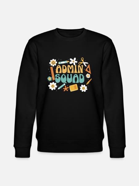 Schulverwalter Schulleiter Admin Squad - Stanley/Stella Unisex Bio-Sweatshirt CHANGER - Schwarz