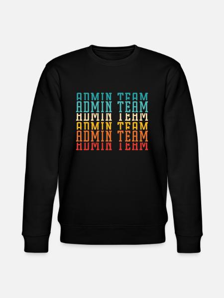 Schulverwalter Schulleiter Admin Squad - Stanley/Stella Unisex Bio-Sweatshirt CHANGER - Schwarz