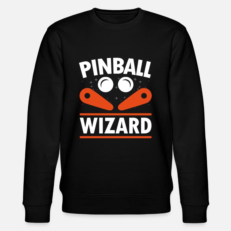 Flipperautomat Arcade-Spiel Klassisches Videospiel - Stanley/Stella Unisex Bio-Sweatshirt CHANGER  - Schwarz