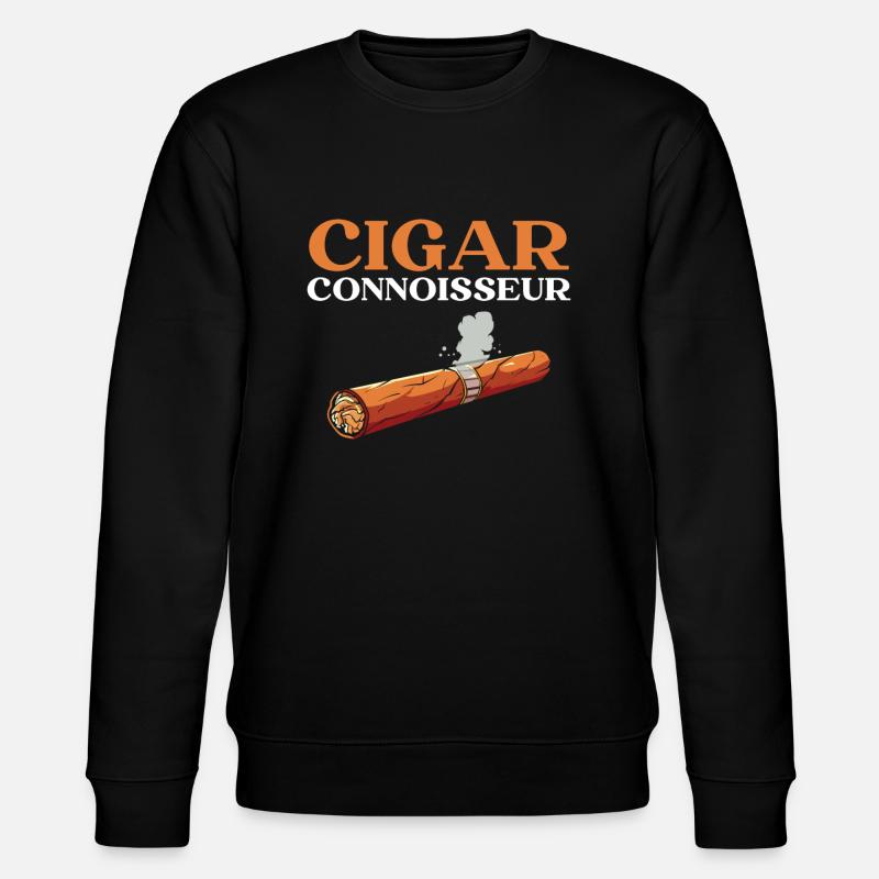 Zigarrenrauchen Tabakrauchen Zigarettenraucher Zigarre - Stanley/Stella Unisex Bio-Sweatshirt CHANGER - Schwarz