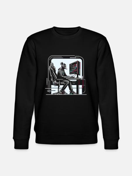 Speedrunning Videospieler Gamer Gaming - Stanley/Stella Unisex Bio-Sweatshirt CHANGER  - Schwarz