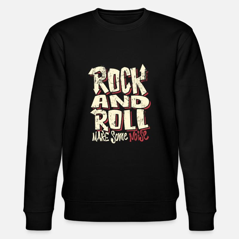 Rock and Roll - Stanley/Stella Unisex Bio-Sweatshirt CHANGER  - Schwarz