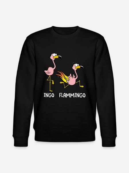 Ingo Flammingo - Stanley/Stella Unisex Bio-Sweatshirt CHANGER - Schwarz