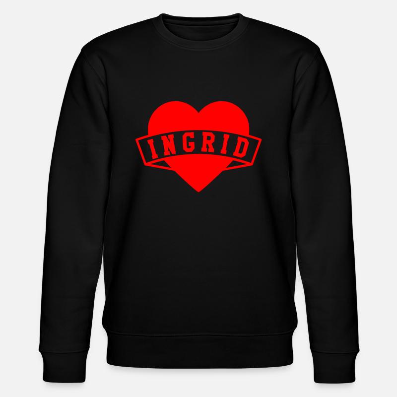Ingrid Herzen - Stanley/Stella Unisex Bio-Sweatshirt CHANGER  - Schwarz
