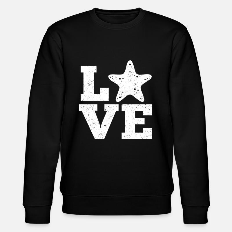 Seestern - Stanley/Stella Unisex Bio-Sweatshirt CHANGER - Schwarz