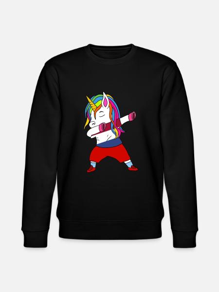 Dutch football dabbing gift - Stanley/Stella CHANGER Unisex Organic Sweatshirt - black