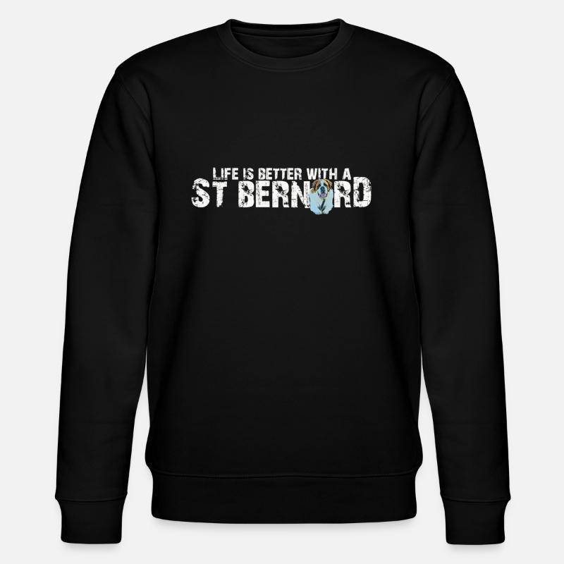 Saint-Bernard - Sweat bio CHANGER Stanley/Stella Unisexe - noir