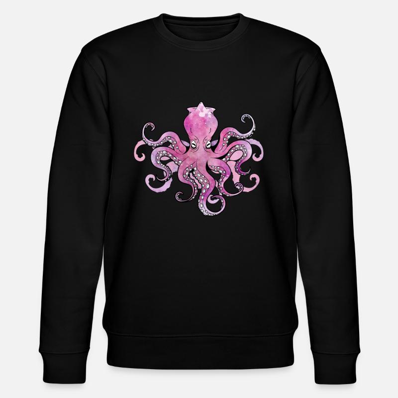 OCTOPUS OCTOPUS OCTOPUS - Sweat bio CHANGER Stanley/Stella Unisexe - noir