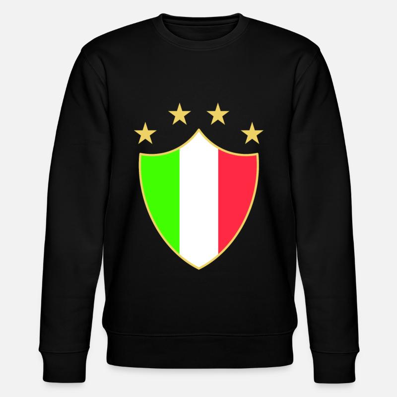 Italia fun - Stanley/Stella Unisex Bio-Sweatshirt CHANGER  - Schwarz