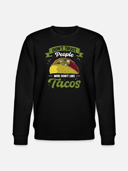 Mexico Tacos Mexican Tacos - Stanley/Stella CHANGER Unisex Organic Sweatshirt - black